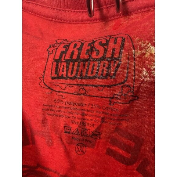 Fresh Laundry Rose Tie Dye Tee Graphic Shirt Women’s M Boho Y2K Style - Picture 3 of 5